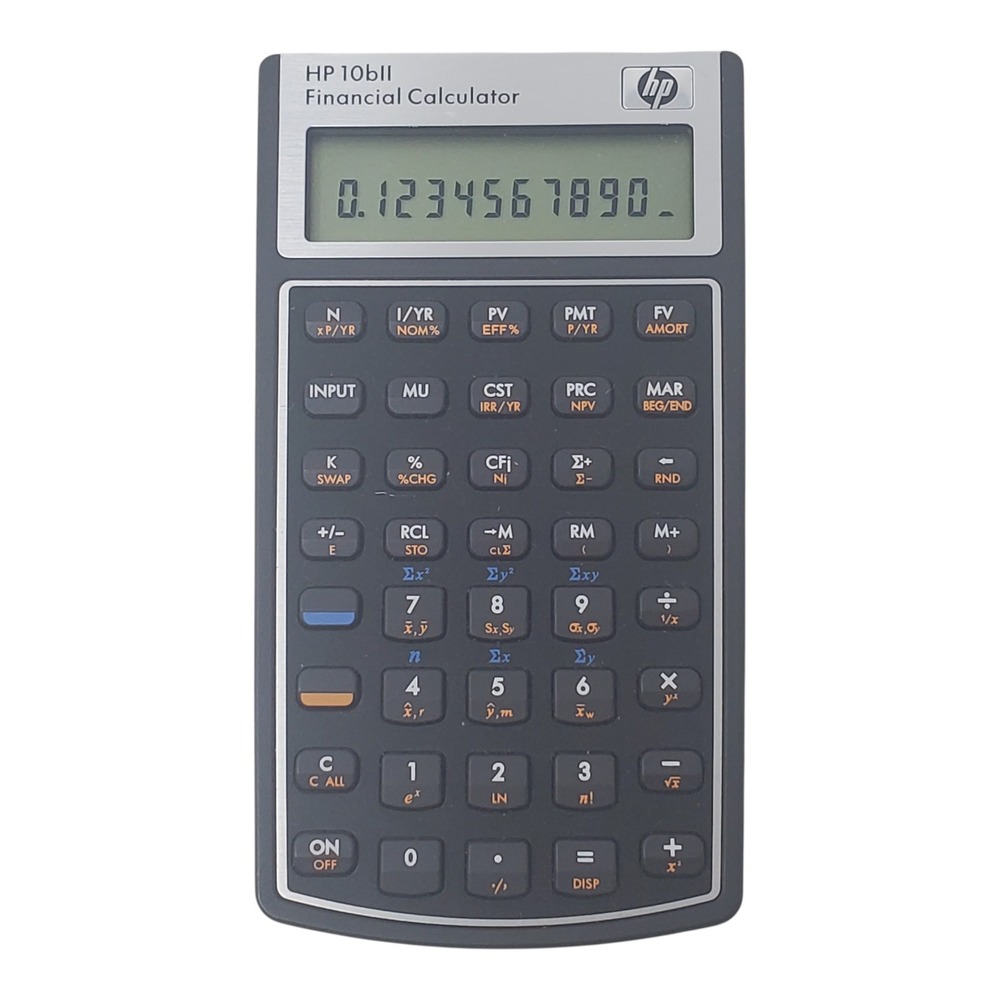 Hewlett Packard HP-10BII Financial Calculator Tested Works